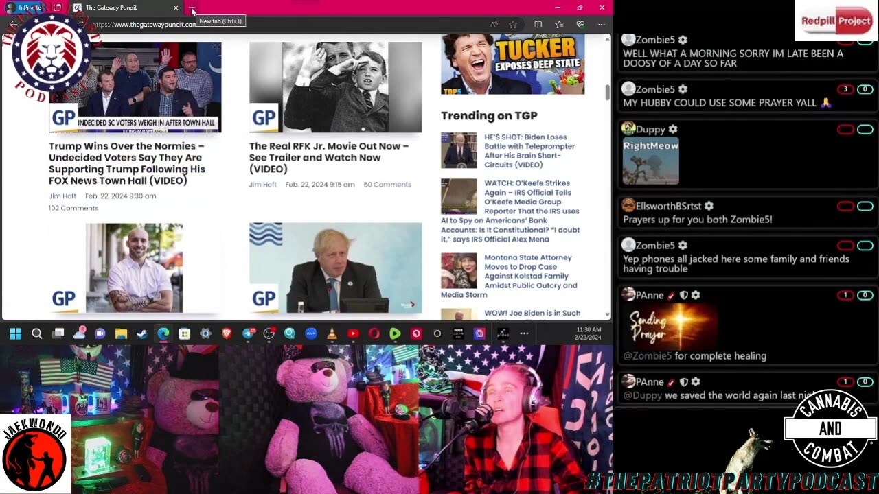 The Patriot Party Podcast and Wolfpack Productions Daily Replays 9pm - 7am EST