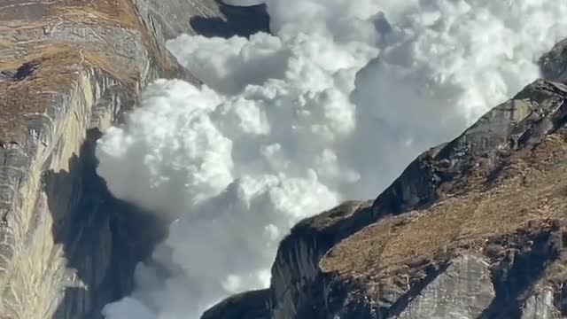 The summer was so hot, there were avalanches in the Alps