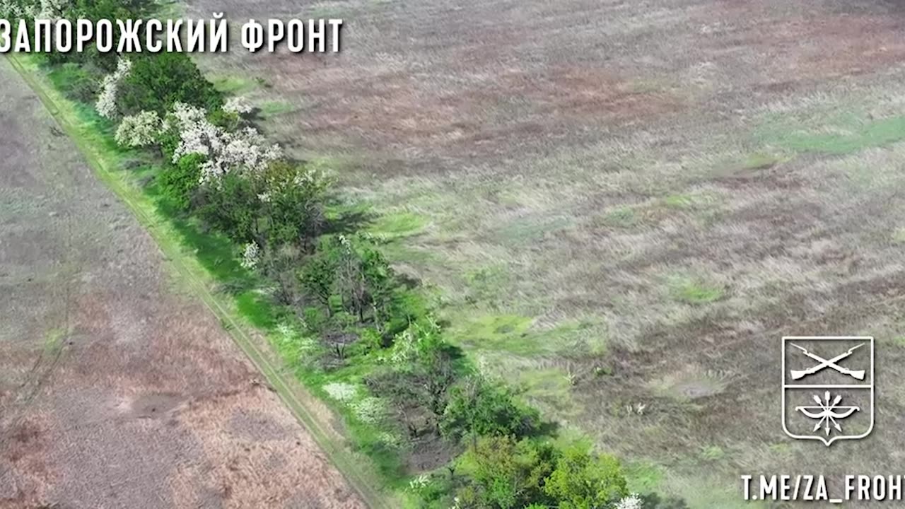 Footage of combat work of the "Highwaymen