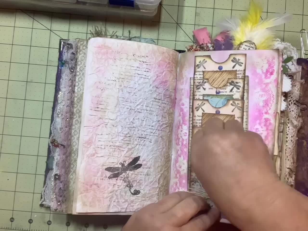 Completed Final Flip through of my First Junk Journal