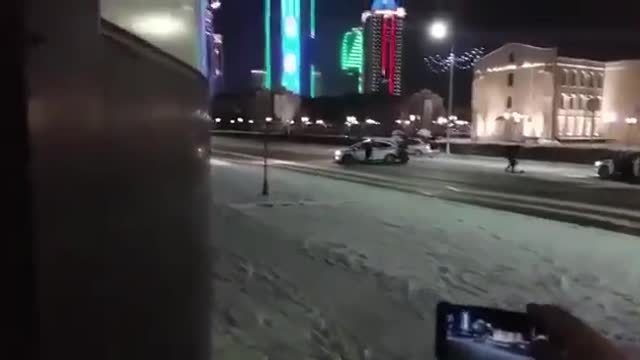 A shootout in Grozny