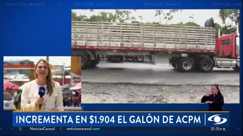 Se incrementa el valor del galón de ACPM en $1.904