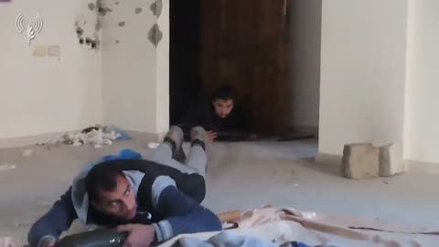 Body cam footage of eliminated Hamas terrorists setting up anti-tank missiles.