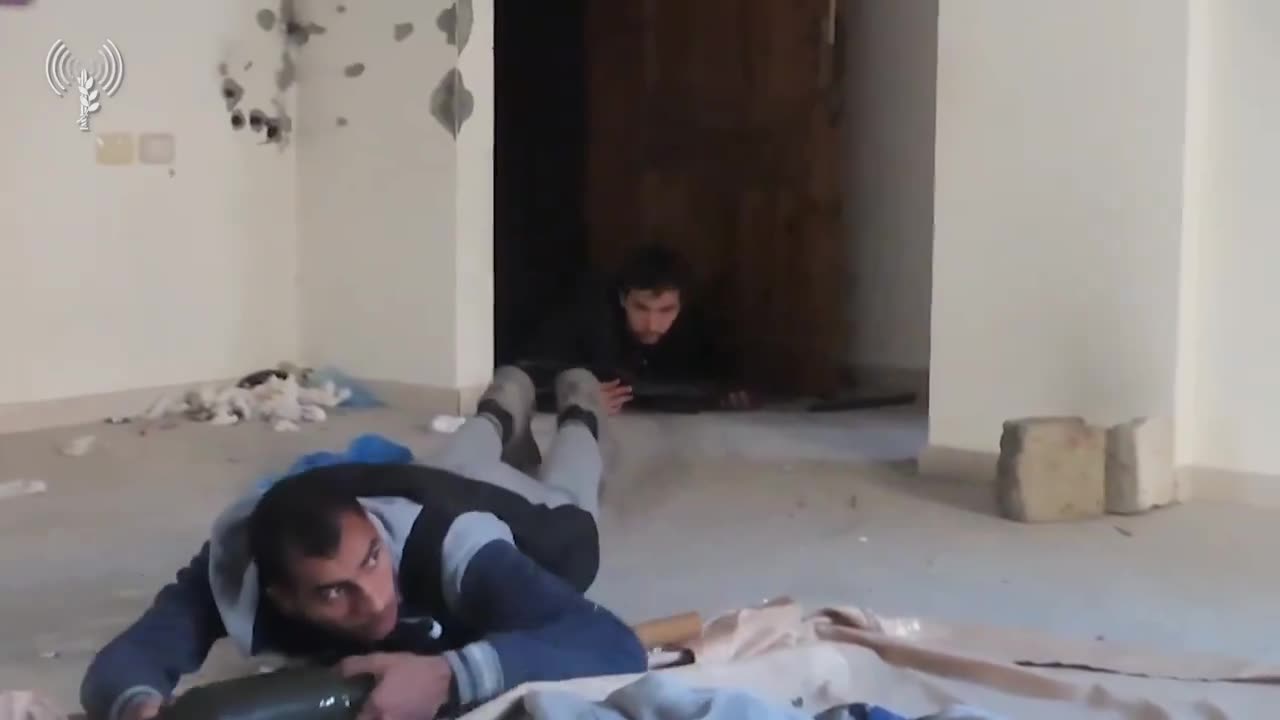 Body cam footage of eliminated Hamas terrorists setting up anti-tank missiles.
