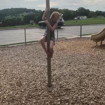 Climbing a Square Pole