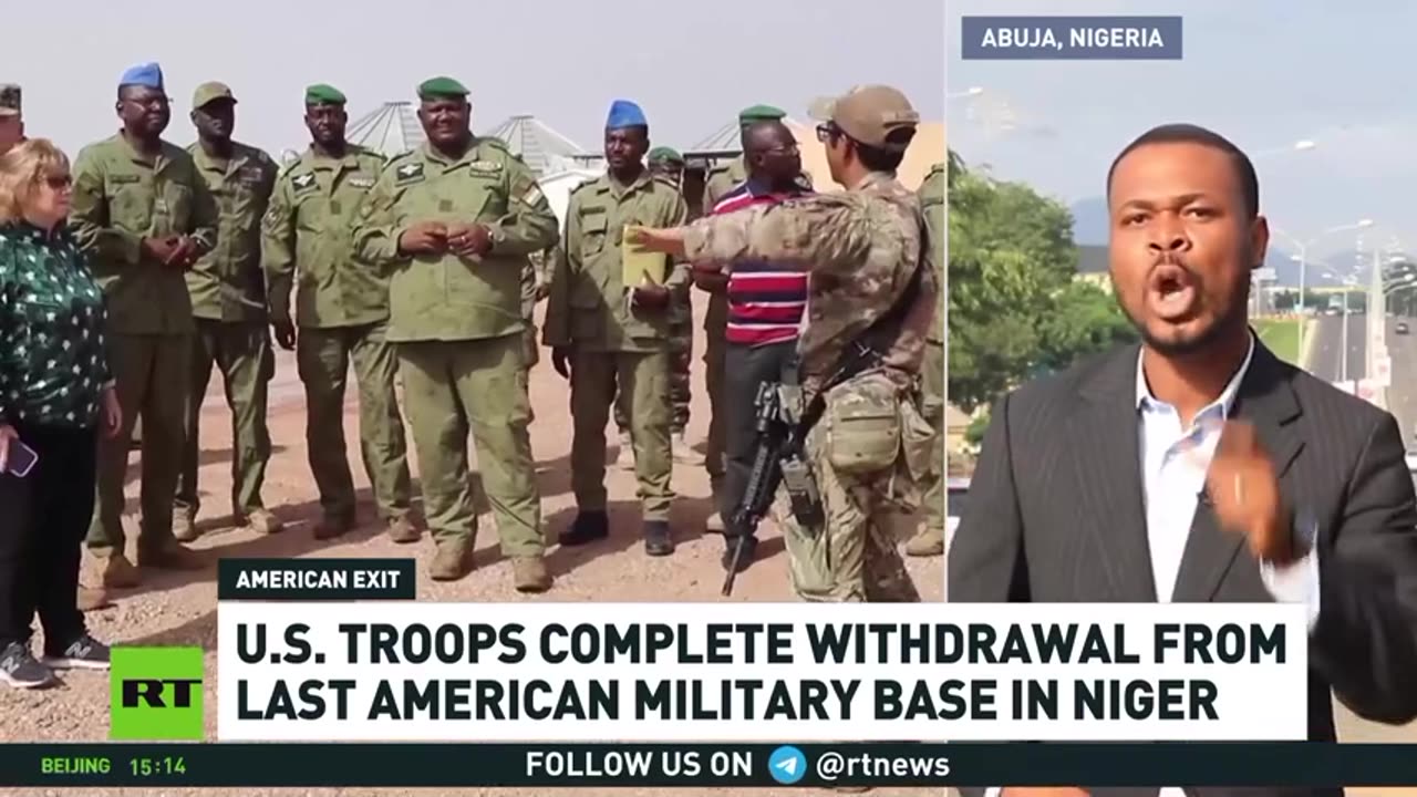 US troops vacate their last military base in Niger