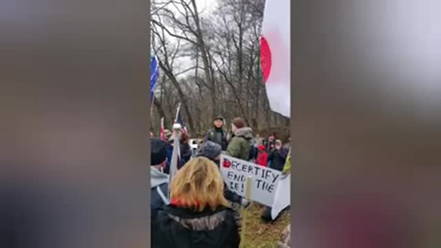 Decertify Protest #3 at RINO Bryan Cutler's home, the Pennsylvania Speaker of House..