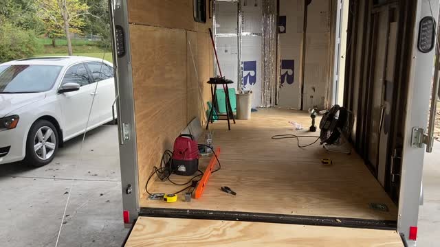 insulation of my Cargo Trailer Conversion