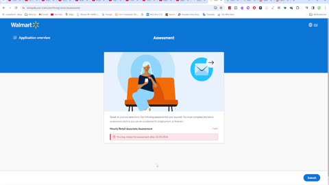 well i Failed Associate Assessment of Walmart like 100 times