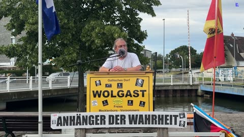 Wolgast - Stefan (alias Zorro) mit einer kurzen Intervention 16-07-2024