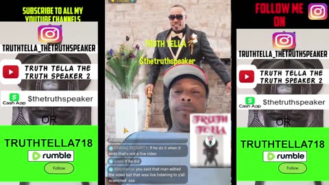 TRUTH TELLA JOINS PLAYSCANE LIVE TO ADDRESS LIES ABOUT VIDEOS