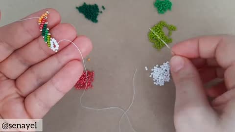 Easy Leaf Earring Making with beads