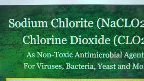 Chlorine Dioxide just showing censorship