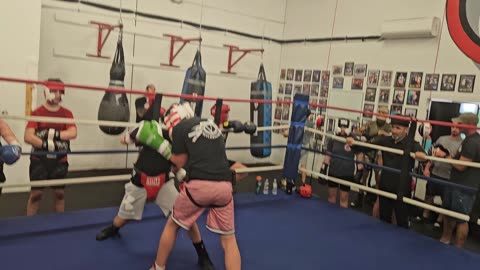 Joey sparring Danny. 9/3/24