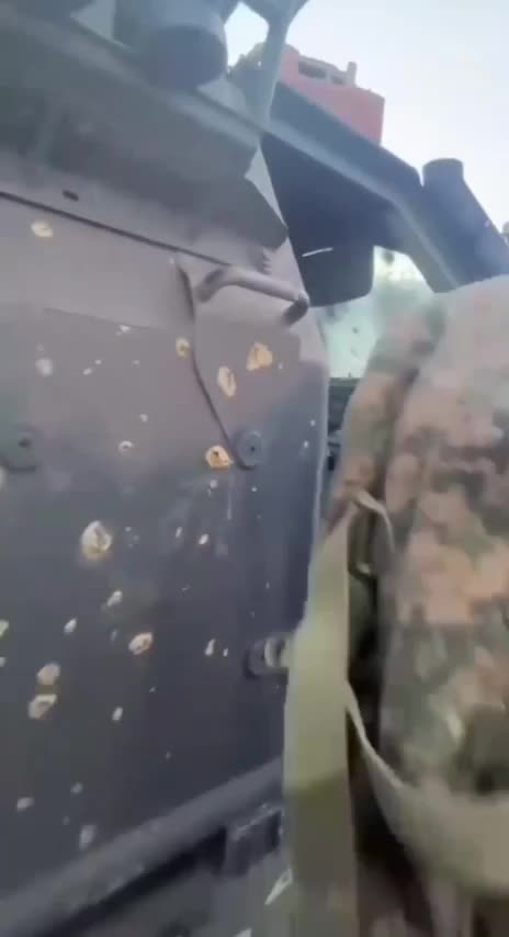 One of the German armoured vehicles of the Armed Forces of Ukraine