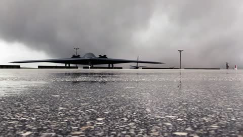 B-2 스텔스 폭격기 출격, 폭탄투하, 공중급유 장면 B-2 Spirit