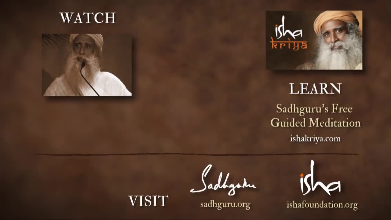 Sadhguru on the Science of Being Successful