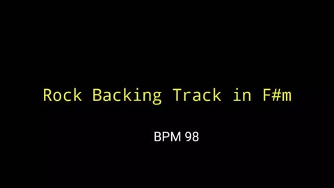 Rock Backing Track