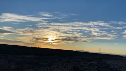 Sunset Ehrenberg Arizona 11/19/2020