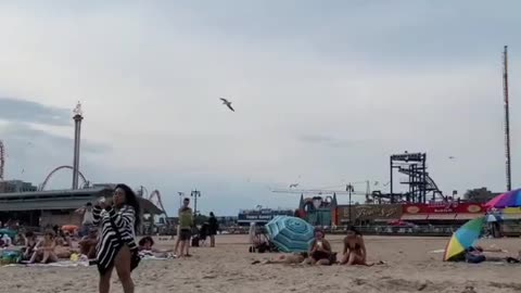 leisurely beach time