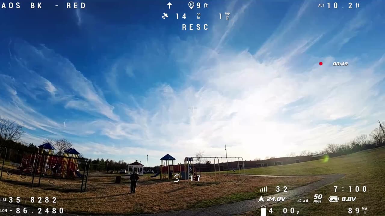 New Build: Betaflight 4.4.3 ,AOS 5,Maiden flight GPS Rescue Test..