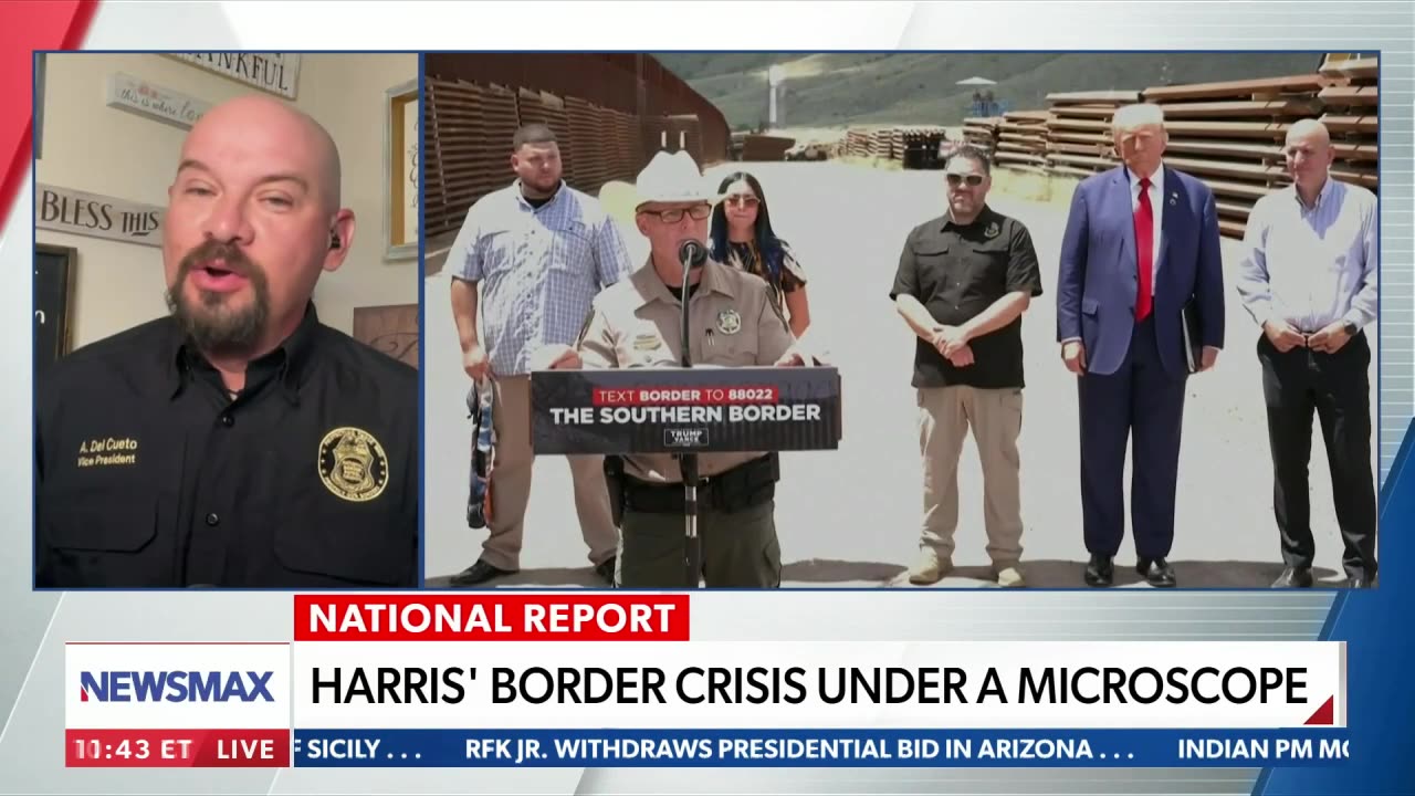 Border Patrol Agents Praise Trump Over Arizona Visit