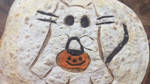 Cute Little Sourdough Ghost Cat