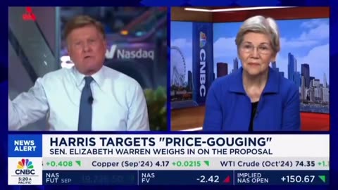 CNBC Host DESTROYS Economic Illiterate Elizabeth Warren