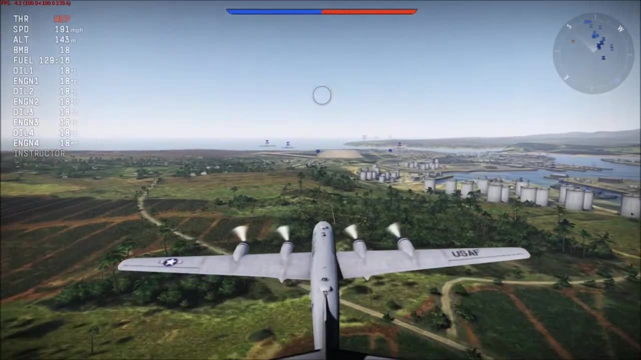 War Thunder Patch 1.47 Dev Server - Test flight of B-29 and FW-200