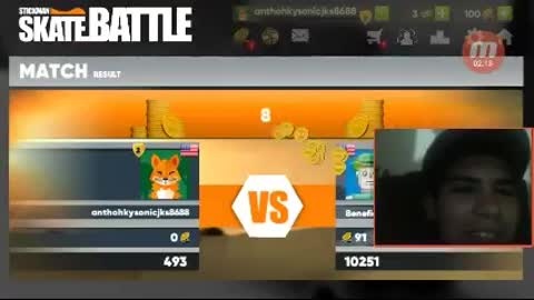 Stickman skate battle/ Anton vs DX5