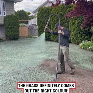 Satisfying Hydroseed Mix Spraying