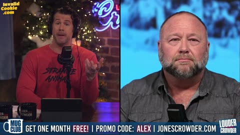 Alex Jones on Louder with Crowder - 12-20-23