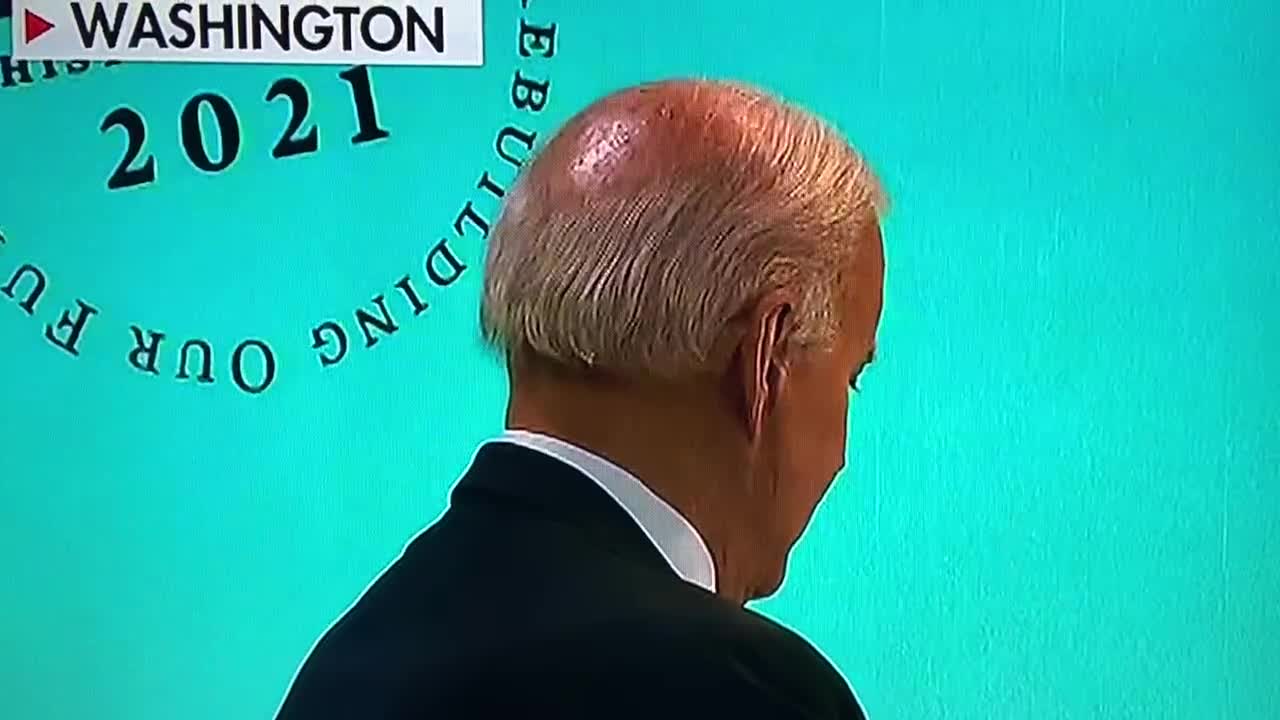 Joe Biden needs notes to remember this?