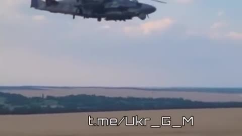 Russian KA-52 showing off its agility