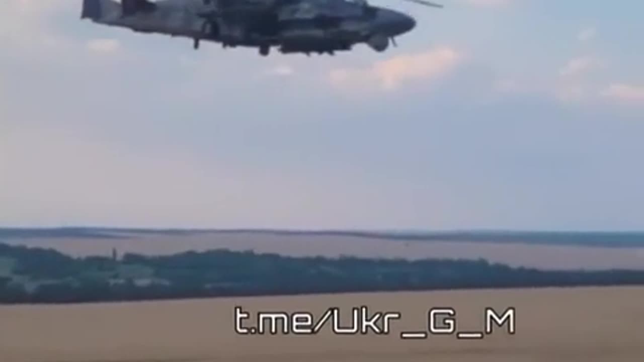 Russian KA-52 showing off its agility
