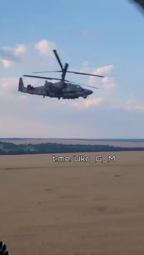 Russian KA-52 showing off its agility