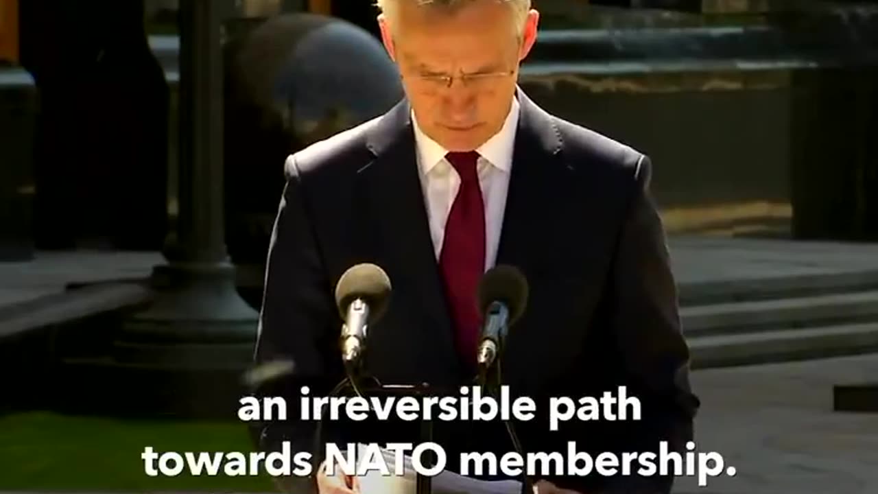 NATO Chief confirms Ukraine will become a member of NATO.