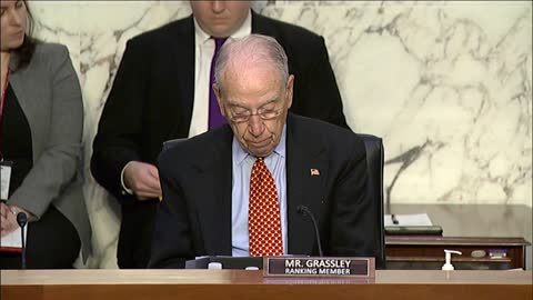 Chuck Grassley Statement at Judiciary Hearing with Assistant Attorney General of the Criminal Division