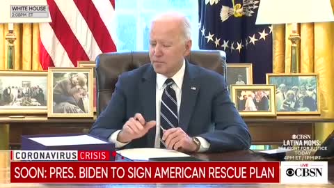 Pres. Biden made brief remarks