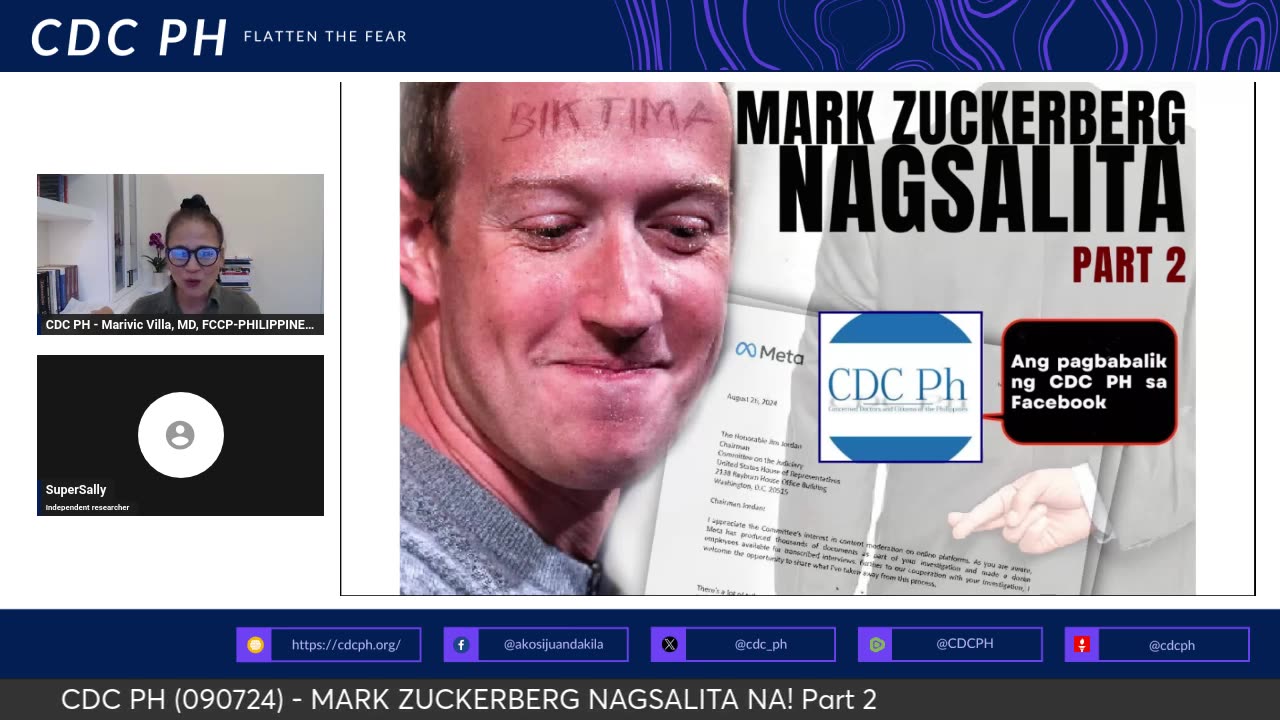 Mark Zuckerberg has admitted his crime! | CDC PH - 090724