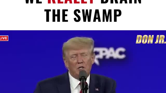 TRUMP : Here's how we REALLY drain the swamp