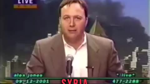 Alex Jones calls out the Tiny Hats, 9/12/2001