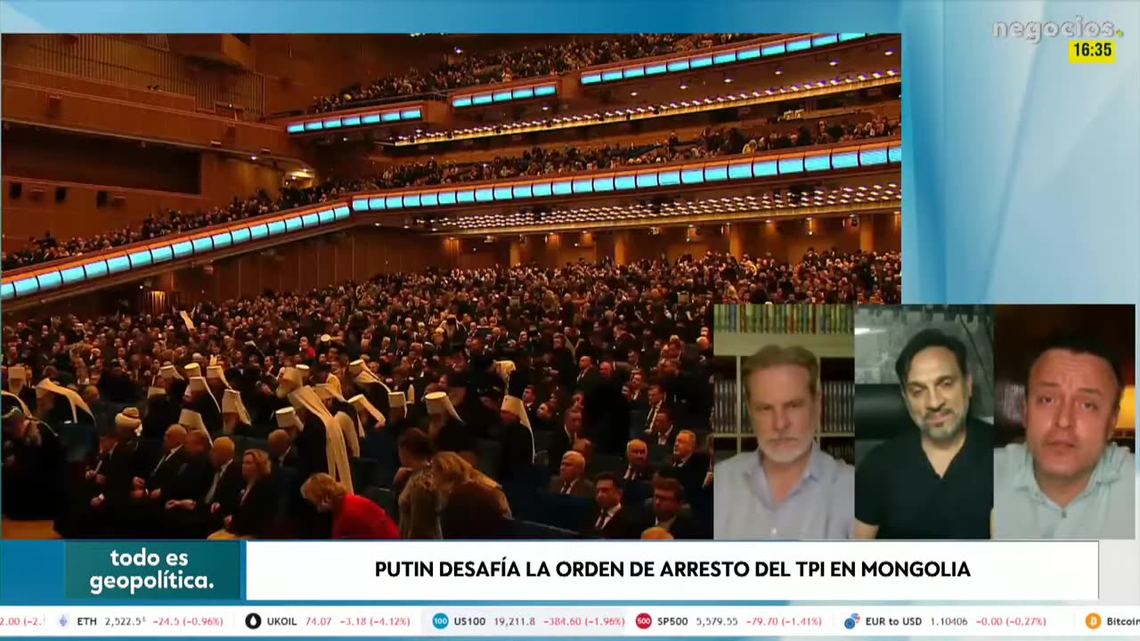 "Putin está mandando un mensaje psicológico a Occidente con su visita a Mongolia". Irastorza