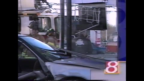 February 27, 1998 - Mike Ahern WISH 11PM News Promo (Car Crash Into Karma Records)