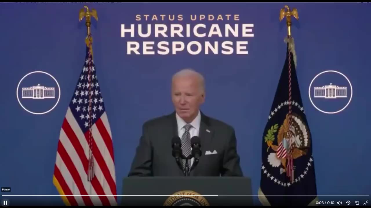 Biden is asked about Netanyahu. His answer: He's coming over to help with the storm