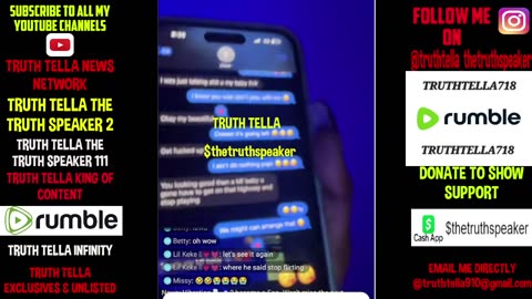 SAVAGE RED SHOWS THE TEXTS BETWEEN HER & BRANDON KEYZZ