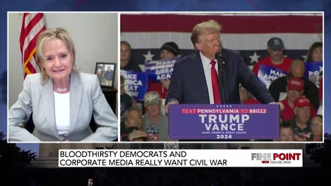 Fine Point - Dems And Mainstream Media Want Civil War - W/ Cindy Hyde-Smith, 10/8/24