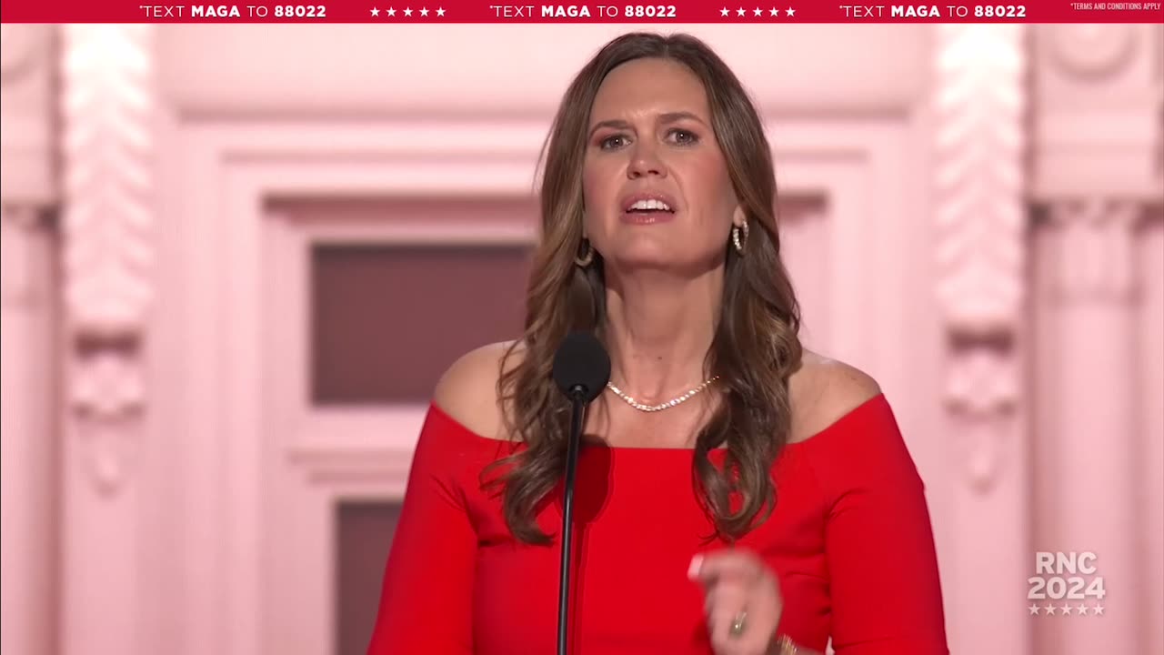 Sarah Huckabee Sanders AMAZING Speech