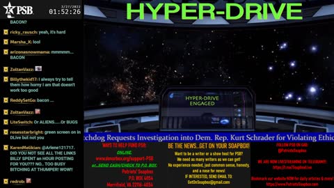 2022-03-27 00:00 EDT - Hyper-Drive "The Early Edition": with Thumper