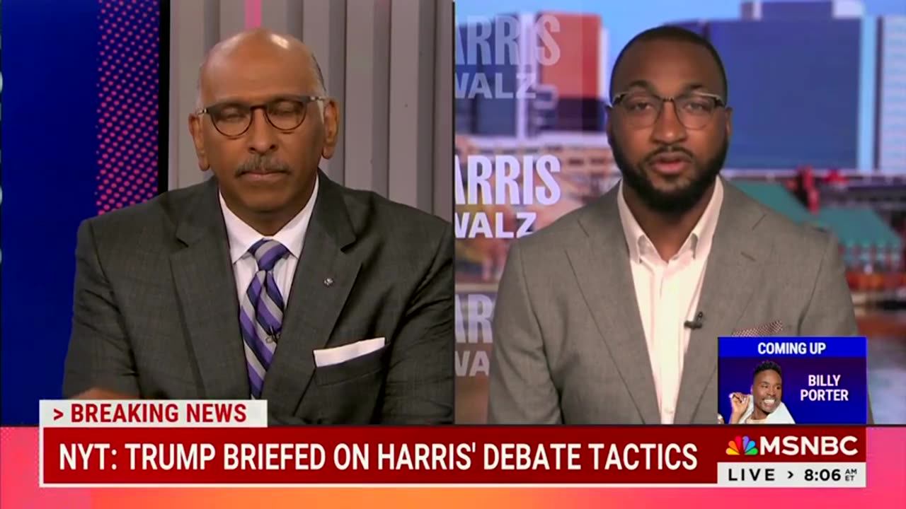 Harris intern Quentin Fulks is desperately attempting to lower debate expectations